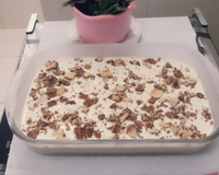 Doce de waffer com brigadeiro