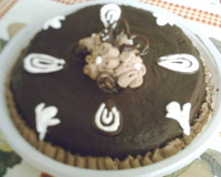 Bolo de chocolate crocante