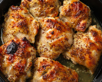 Frango na mostarda na churrasqueira