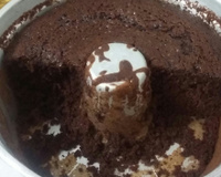 Bolo de chocolate simples e fofo