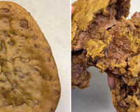 Queria inovar na Páscoa e resolvi fazer esse ovo cookie recheado de Nutella: foi sucesso absoluto, as encomendas não param