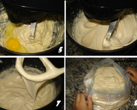 Biscoito de polvilho feito com batedeira