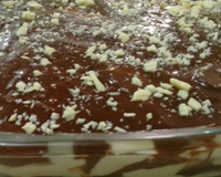 Pavê de baunilha e chocolate