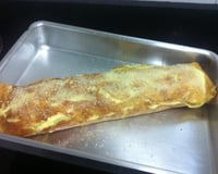 Rocambole de arroz cozido do Lúcio Cezar