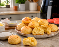 Agora começo o dia com mais energia e saciedade com este pão de queijo proteico que aprendi no TudoGostoso