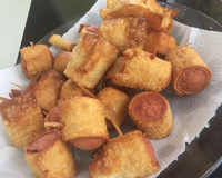 Espetinho de salsicha