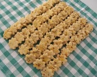 Biscoito salgadinho de cebola