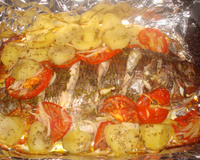 Tilápia assada no forno