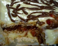 Torta de bolacha sem nata