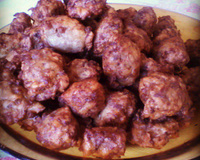Bolinho de carne frito