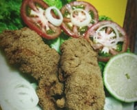 Filé de peito de frango à milanesa