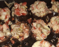 Berinjela com queijo