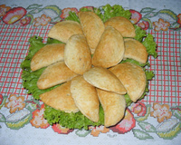 Pastel de frango assado