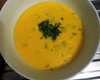 Creme de cenoura com gengibre