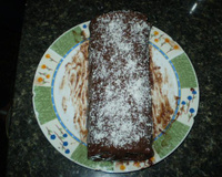 Rocambole de Chocolate da Karina