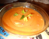 Caldo de aipim picante