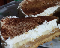 Torta de banana banoffee
