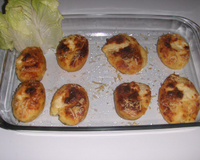 Batata recheada com batata