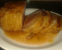 Lombo com molho de mostarda e mel