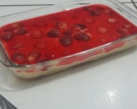 Pavê de morango fácil