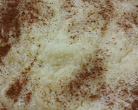Arroz doce com leite condensado e coco