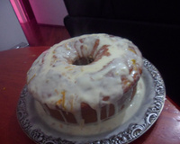 Bolo de laranja com casca fácil