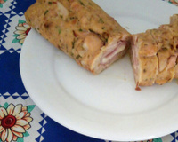 Rocambole de frango do Queidinho