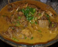 Tatu no leite de coco