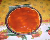 Torta cheesecake com ricota e goiabada