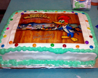 Bolo de festa da Fabi