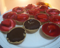 Torta de morango prática