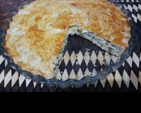 Torta de palmito com requeijão