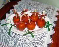 Maçã do Amor de Cristal