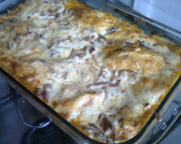 Lasanha de estrogonofe