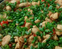 Picadinho de frango com pimentão