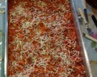 Macarrão de forno recheado