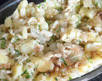 Salada de bacalhau com batata
