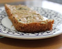 Torta salgada sem glúten e sem lactose