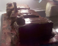 Bolo brigadeiro de chocolate