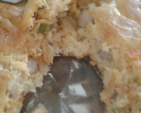 Torta de bacalhau de liquidificador