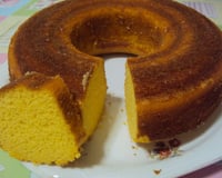 Bolo de fubá sem glúten sem lactose e sem açúcar