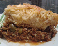 Bolo de macarrão da Maria Zanetti a moda do Burcão