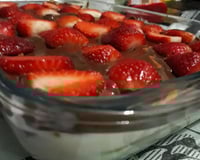 Pavê de chocolate preto e chocolate branco