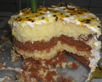 Bolo de maracujá