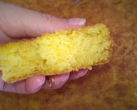 Bolo de fubá cozido