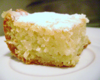 Bolo cremoso de batata doce