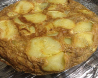 Tortilha de batata e cebola