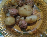 Linguiça toscana com batata na panela de pressão