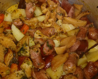 Bucho com batata e paio da Silvia