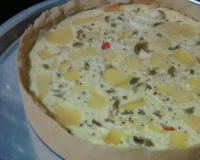 Quiche de ricota com tomate seco